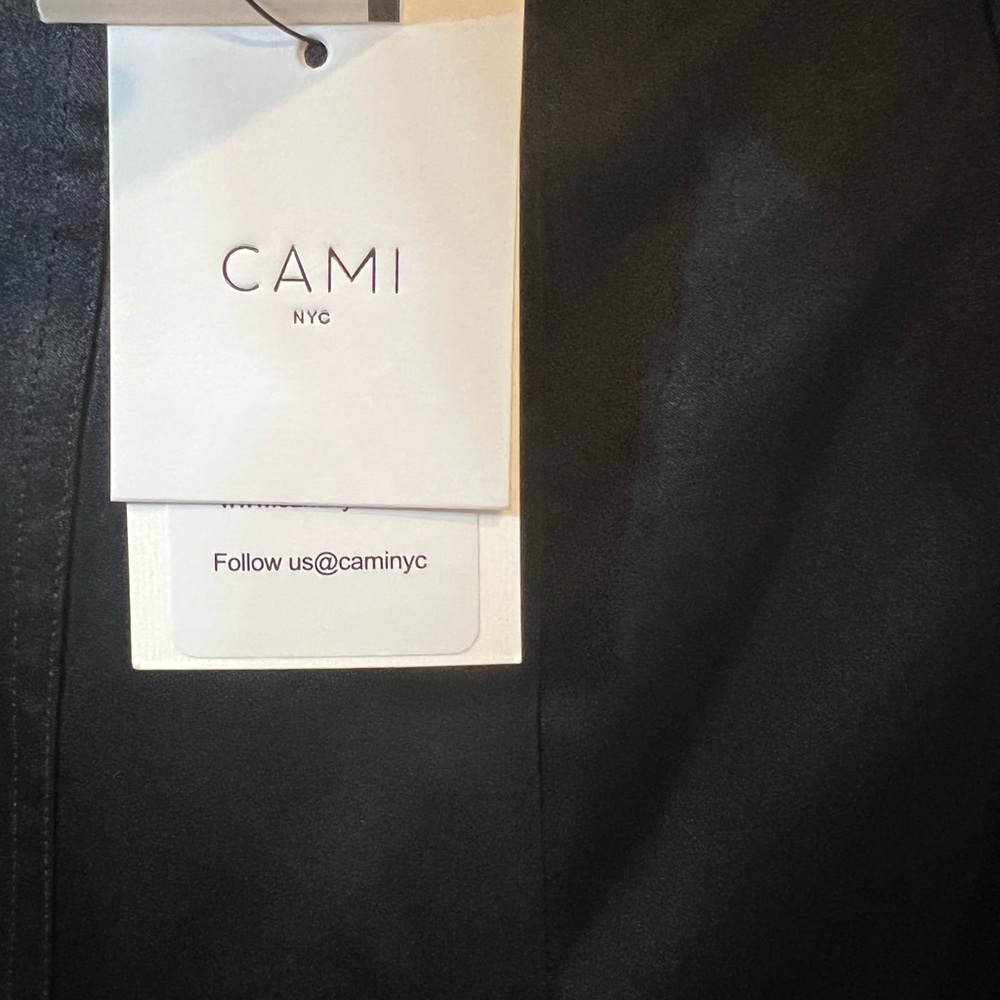 NWT Cami NYC black silk fringe pants size small 2/4 - Picture 10 of 15